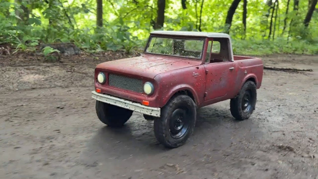 1/10 scale Scout on axial 10.3 roller