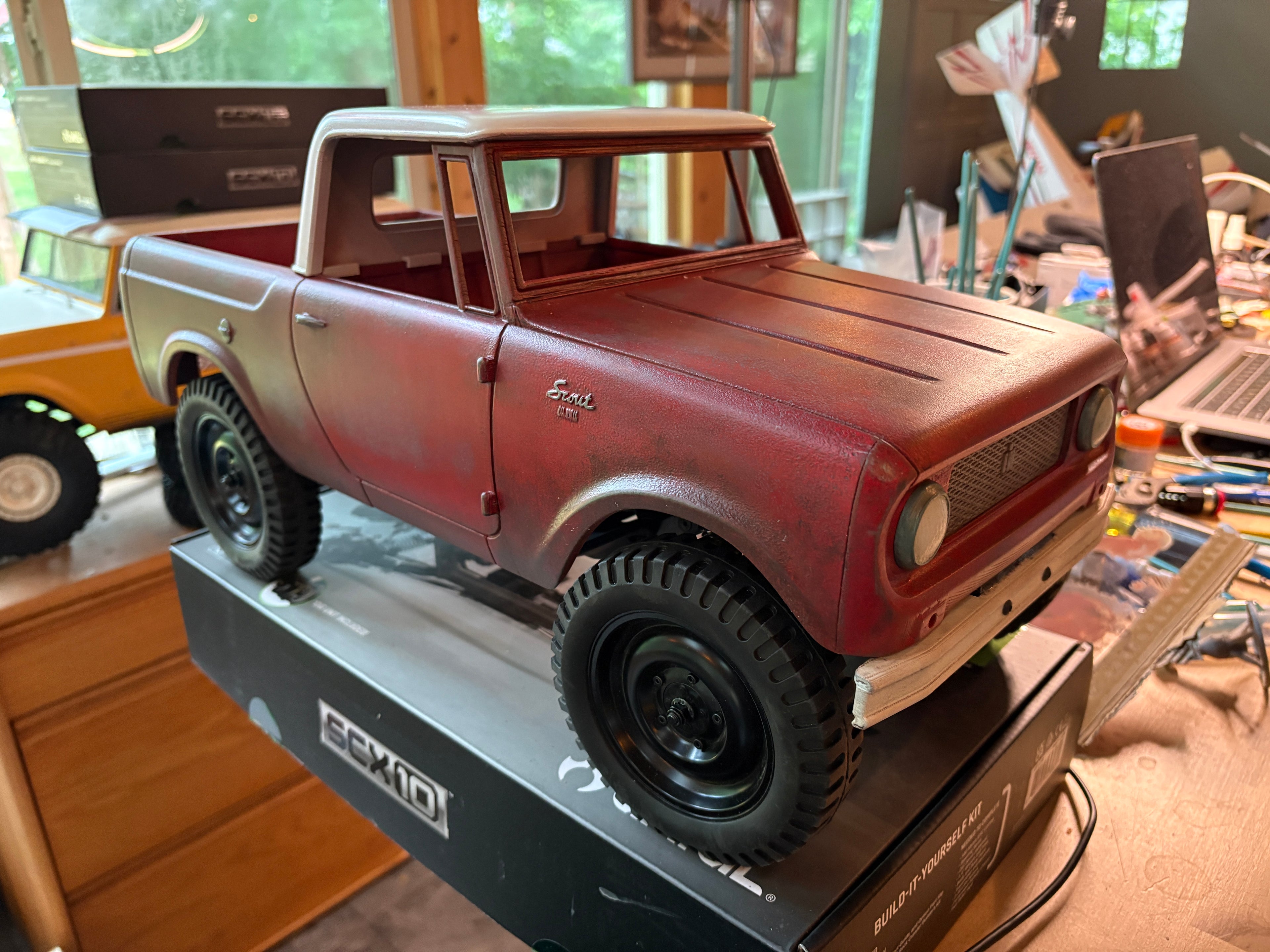 1/10 scale Scout on axial 10.3 roller