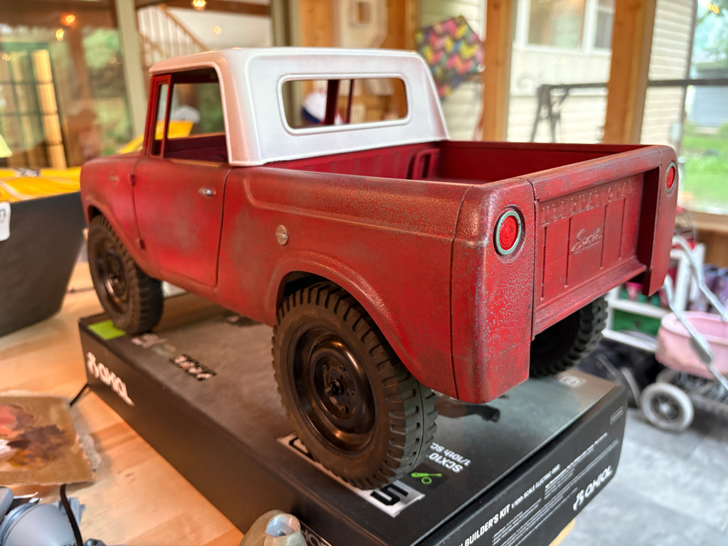 1/10 scale Scout on axial 10.3 roller