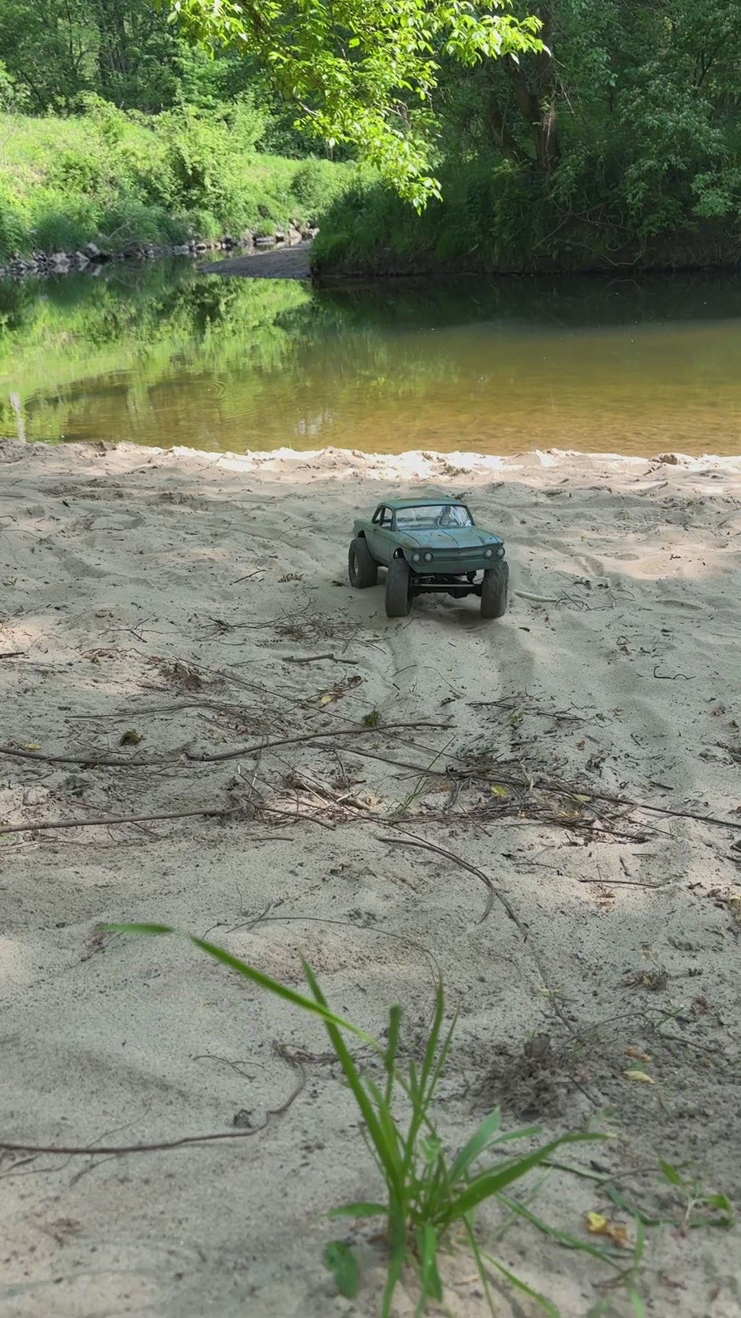 3D Printed Custom Corvair Body for Axial 10.3